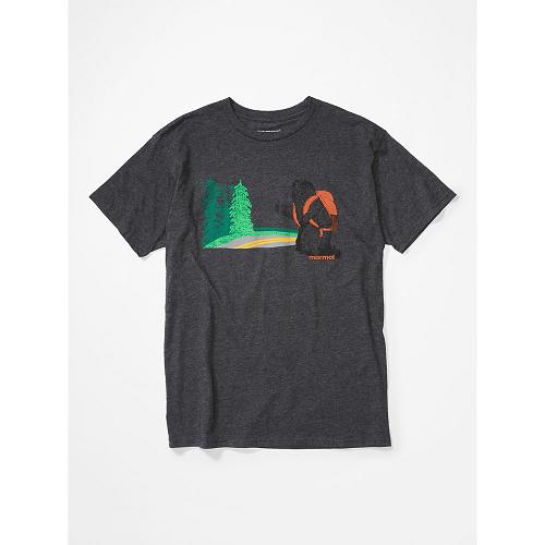 Marmot Trek T-Shirts For Mens Black QKO876423